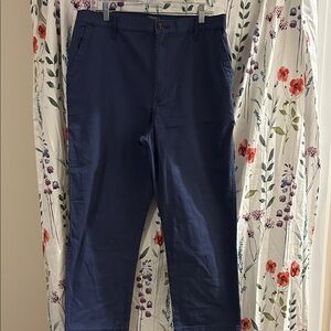 G.H. Bass & Co. Women’s Elastic-Back Blue Chinos